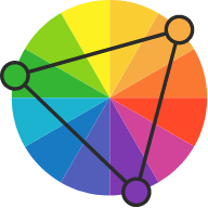 Triadic color scheme